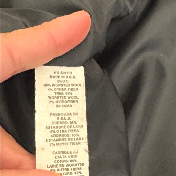 Vintage Christian Dior Black Pinstripe old money Women's Blazer size M - Picture 10 of 10